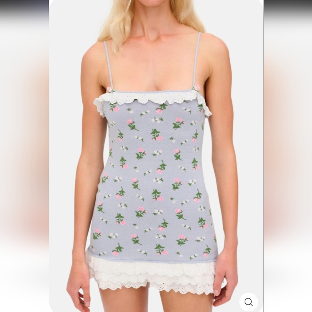 For Love And Lemons Amalia Knit Mini Dress Size XSmall